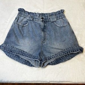 Pistola Jessa Denim Paperbag Shorts Women’s M High Rise